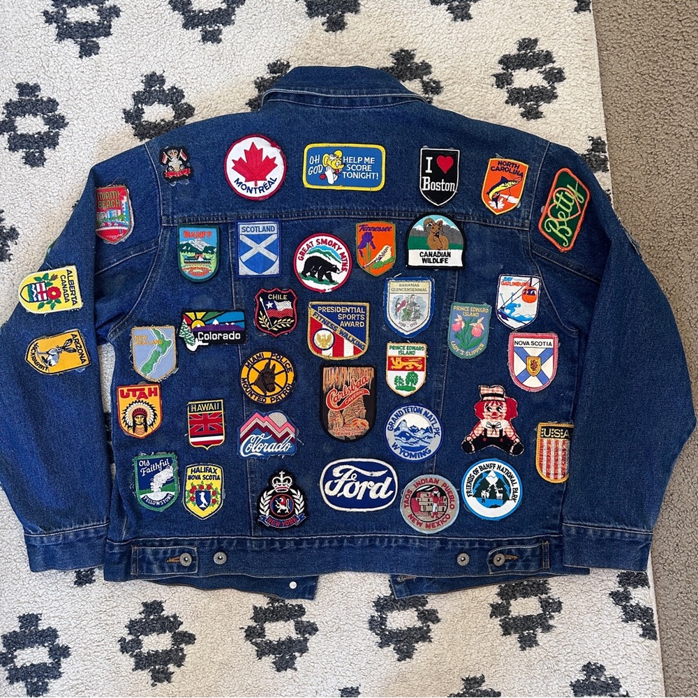 Patchwork Denim Jacket - image 7